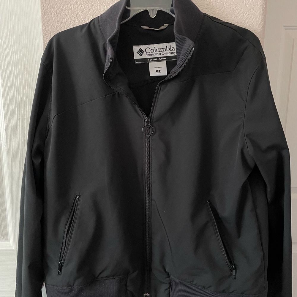 Black Colombia jacket. great for a day out in snow or running errands